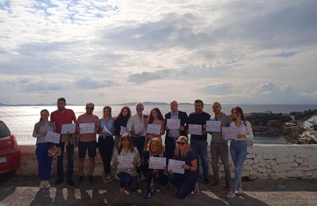 Réunion d’équipe projet Erasmus+ « Children Well-Being and Outdoor Learning », 16-19 octobre 2021, Mykonos, Grèce.