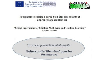 Publication de la version française : « Boite à outils ‘Bien-être’ pour les formateurs »