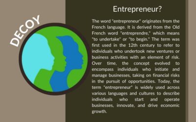 Erasmus+ Project DECOY – Exploring the Origins of Entrepreneurship