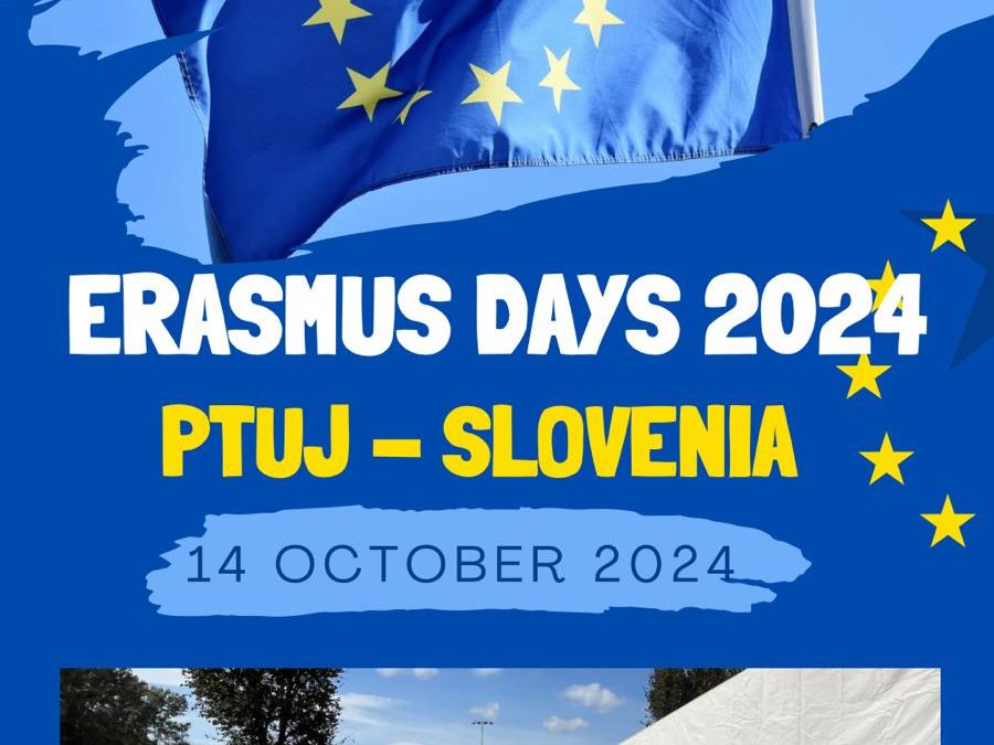 Let’s internationally celebrate Erasmus – PTUJ Slovénie – 14 octobre 2024