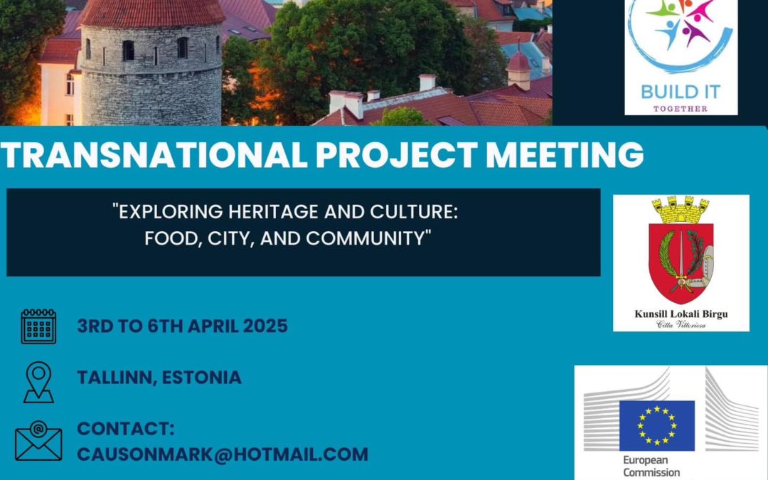 BUILD It Together Project, Conference : « Exploring Heritage and Culture: Food, City, and Community » – Tallinn, Estonia – April 3rd – 6th 2025