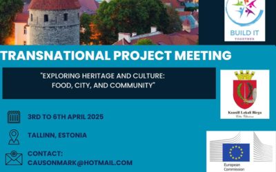 BUILD It Together Project, Conference : « Exploring Heritage and Culture: Food, City, and Community » – Tallinn, Estonia – April 3rd – 6th 2025