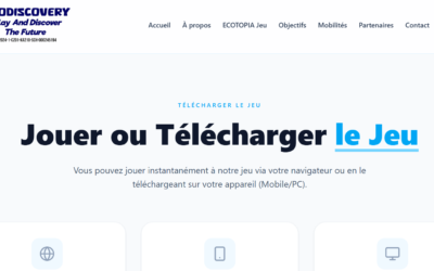 Projet Erasmus+ EcoDisovery – Le jeu est maintenant disponible !